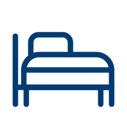 hotel villa bed