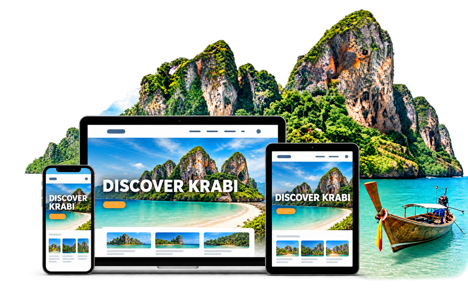 discover krabi across three screens
